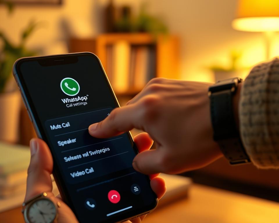 whatsapp call settings